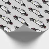 Polizeiwagen Geschenkpapier (Ecke)