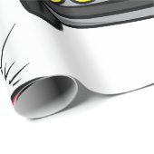 Polizeiwagen Geschenkpapier (Rolleneckpunkt)