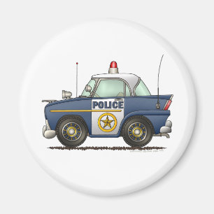 Polizeiwagen-Gesetzesvollstreckung Magnet