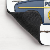 Polizeiwagen-Gesetzesvollstreckung Mousepad (Ecke)