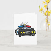 Polizeiwagen Karte (Gelbe Blume)