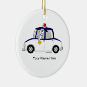 Polizeiwagen Keramikornament (Rechts)