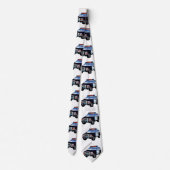 Polizeiwagen Krawatte (Rückseite)