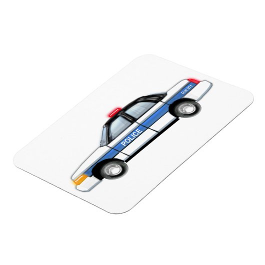 Polizeiwagen Magnet (Linke Seite)