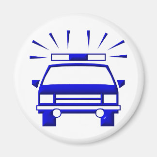 Polizeiwagen Magnet