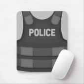 Polizeiwagen Mousepad (Mit Mouse)