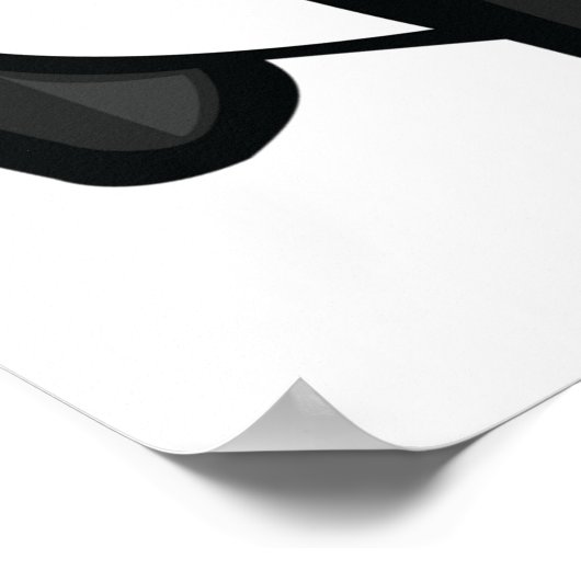 Polizeiwagen Poster (Ecke)