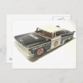 Polizeiwagen Postkarte (Vorne/Hinten)