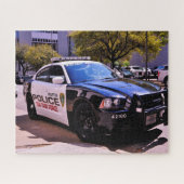 Polizeiwagen Puzzle (Horizontal)