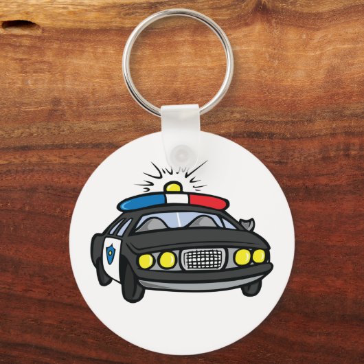 Polizeiwagen Schlüsselanhänger (Vorderseite)