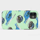 Polizeiwagen und Hubschrauber Case-Mate iPhone Hülle (Rückseite (Horizontal))