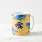 Polizeiwagen und Hubschrauber Kaffeetasse (VorderseiteRechts)