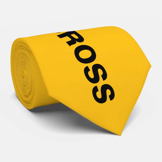 POLIZEIZEILE KREUZT NICHT FALSCH KRAWATTE (Gerollt)