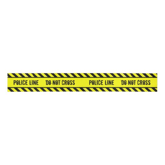 POLIZEIZEILE - NICHT ÜBERSCHREITEN RIPSBAND (Vorderseite)