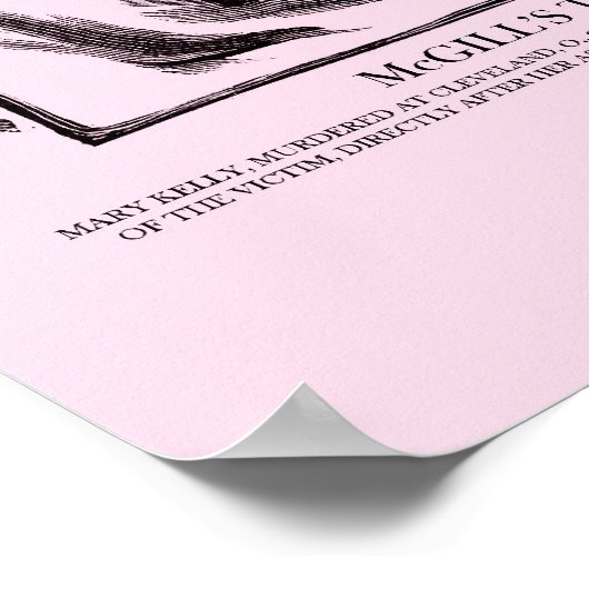 Polizeizettel poster Tragic Passion (Ecke)