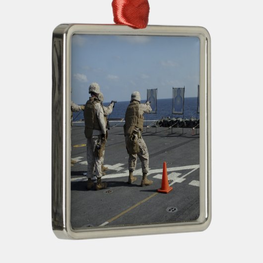 Polizeizug mit der Berretta M9 Ornament Aus Metall (Rechts)