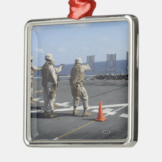 Polizeizug mit der Berretta M9 Ornament Aus Metall (Links)