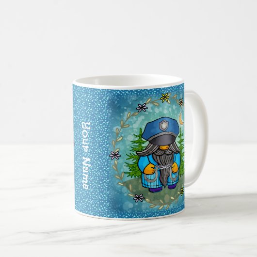 Polizeizwerg Kaffeetasse (VorderseiteRechts)