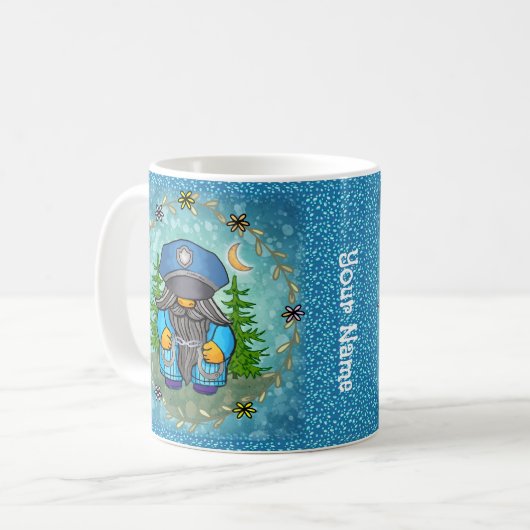 Polizeizwerg Kaffeetasse (Vorderseite Links)