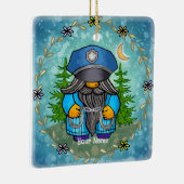 Polizeizwerg Keramikornament (Rechts)