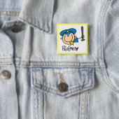 Polizist Beruf Button (Beispiel)