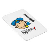 Polizist Beruf Magnet (Rechte Seite)