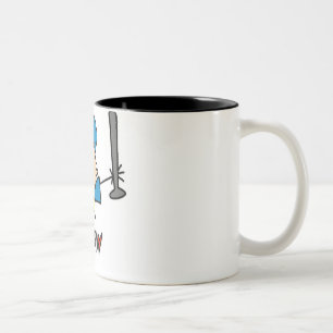 Polizist Beruf Zweifarbige Tasse