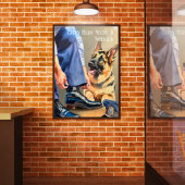 Polizist der Polizei - Kunstdruckplakat Poster