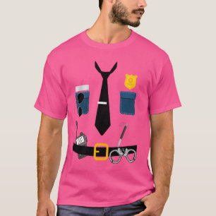 Polizist der Polizeiwache Uniform Officer Funny Ha T-Shirt