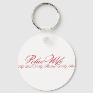 Polizist-Ehemann-Held Schlüsselanhänger