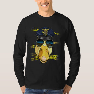 Polizist Ente PD Polizist Tatort Tier Ente T-Shirt