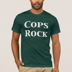 Polizist-Felsen-Geschenke T-Shirt