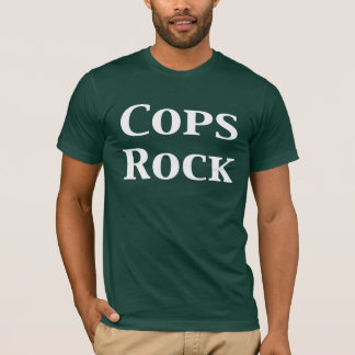 Polizist-Felsen-Geschenke T-Shirt
