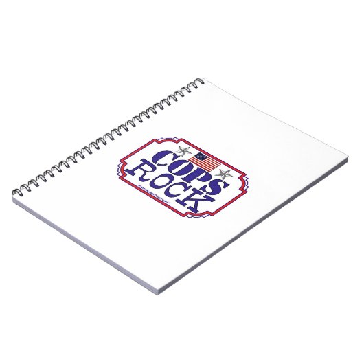 Polizist-Felsen! Notizblock (Linke Seite)