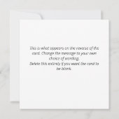 Polizist frage den Menschen, ihn ￼ Cartoon zu begl Karte (Rückseite)