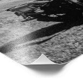 Polizist für Allradfahrer Fotodruck (Ecke)