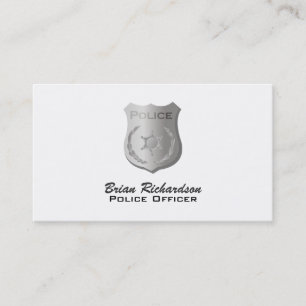 Polizist-Geschäfts-Karten Visitenkarte