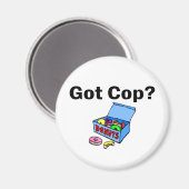 Polizist got? (Donuts) Magnet (Vorderseite/Rückseite)