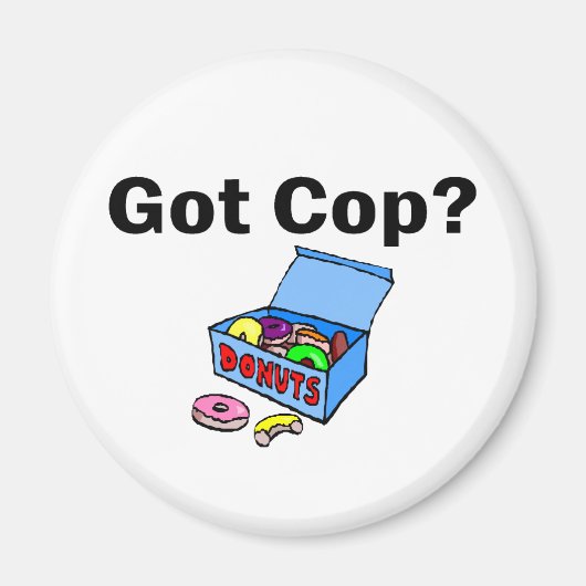 Polizist got? (Donuts) Magnet (Vorne)
