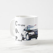 POLIZIST KAFFEETASSE (Vorderseite Links)