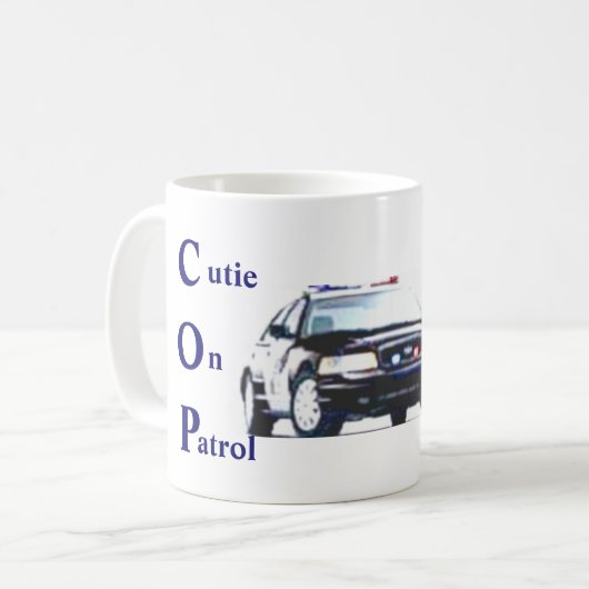 POLIZIST KAFFEETASSE (Vorderseite Links)