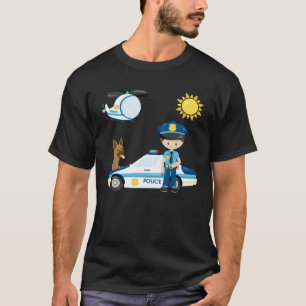Polizist Kinder Traumjob Idee Polizei  T-Shirt