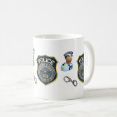 Polizist Mug Kaffeetasse (VorderseiteRechts)
