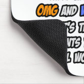 Polizist .. OMG WTF LOL Mousepad (Ecke)