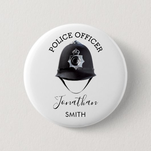 Polizist | Personalisiert Button (Vorderseite)