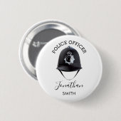 Polizist | Personalisiert Button (Vorne & Hinten)