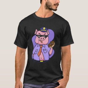 Polizist Pig - Polizeibeamter T-Shirt