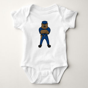 Polizist-Polizei Baby Strampler