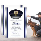 Polizist | Polizei | Polizist Hat Graduation Party Einladung