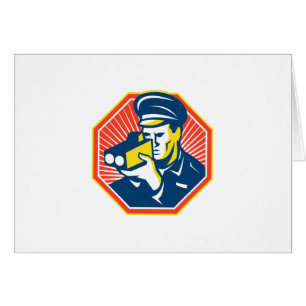Polizist Polizeibeamter Blitzer Radar
